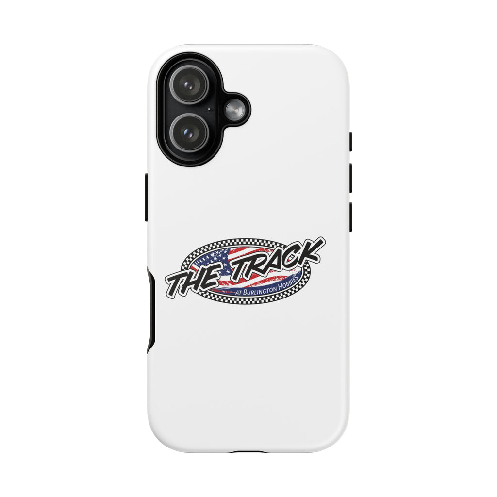 The Track logo phone case | Tough Case, racing emblem, American flag oval