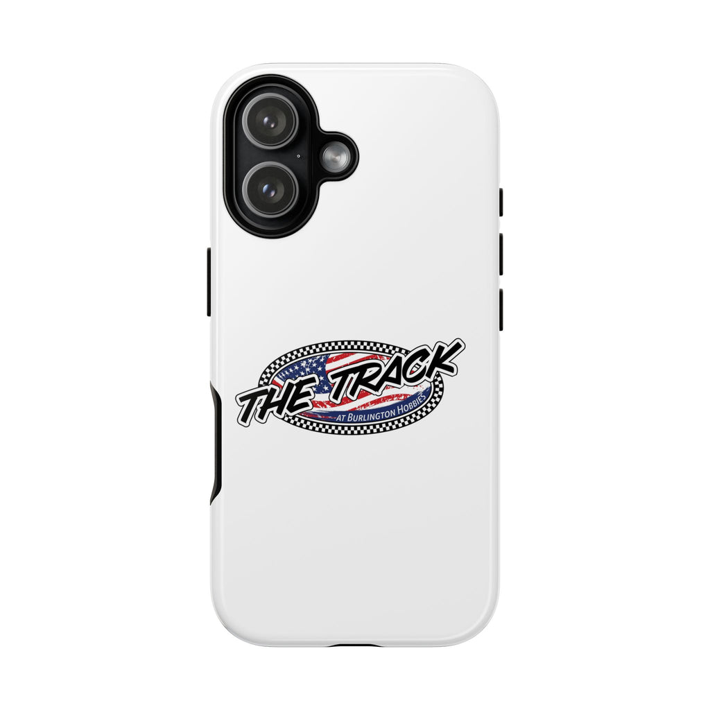 The Track logo phone case | Tough Case, racing emblem, American flag oval