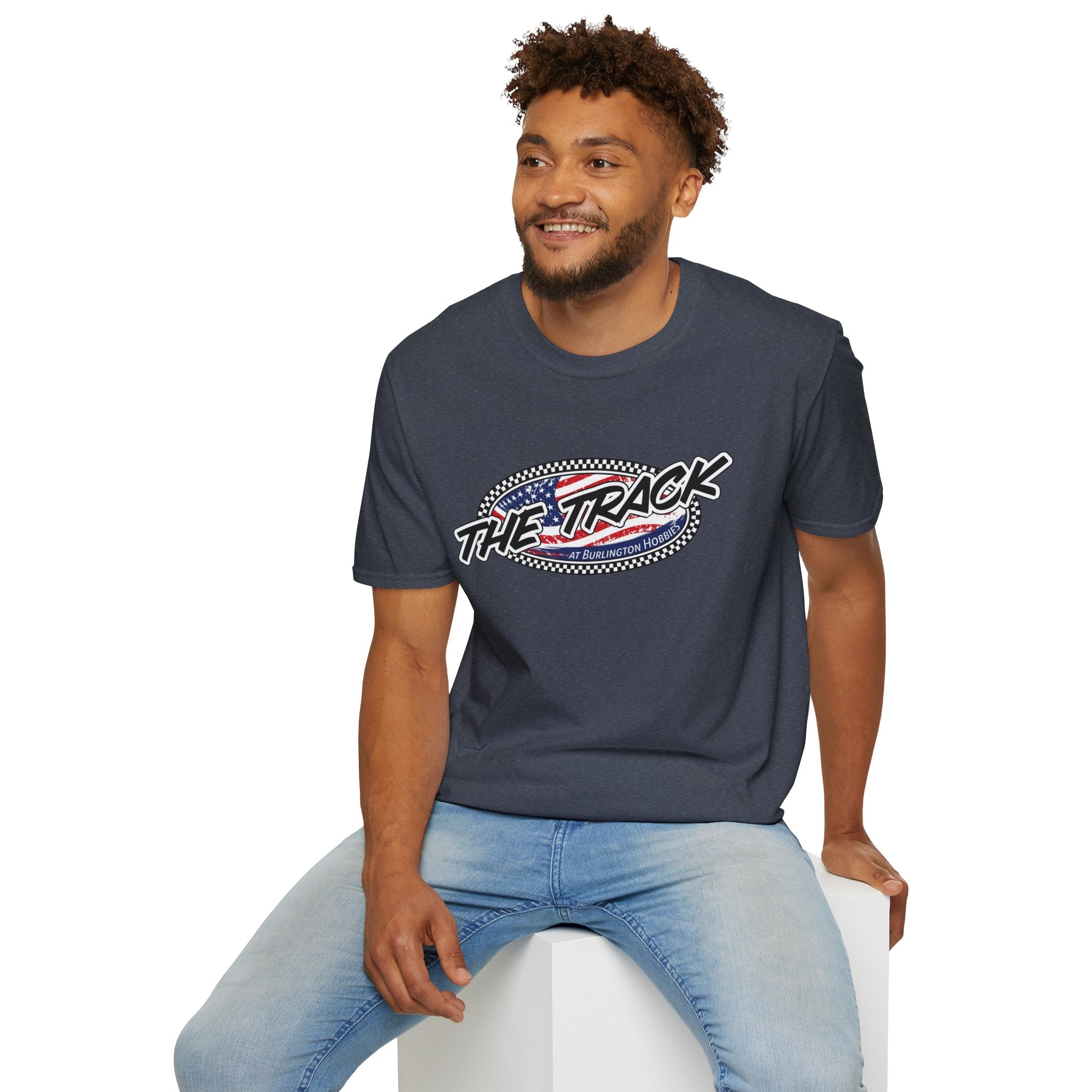 The Track Racing Logo T-Shirt | Practice Race Win Repeat Tee