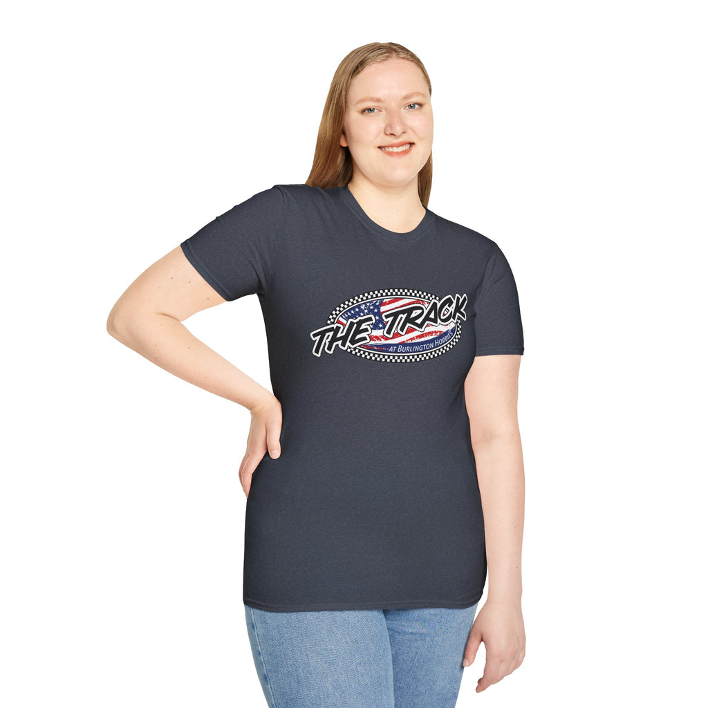 The Track Racing Logo T-Shirt | Practice Race Win Repeat Tee